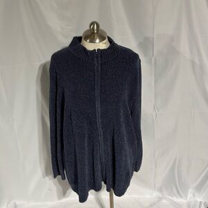 Catherines women’s zip up sweater size 3X (26/28W) .